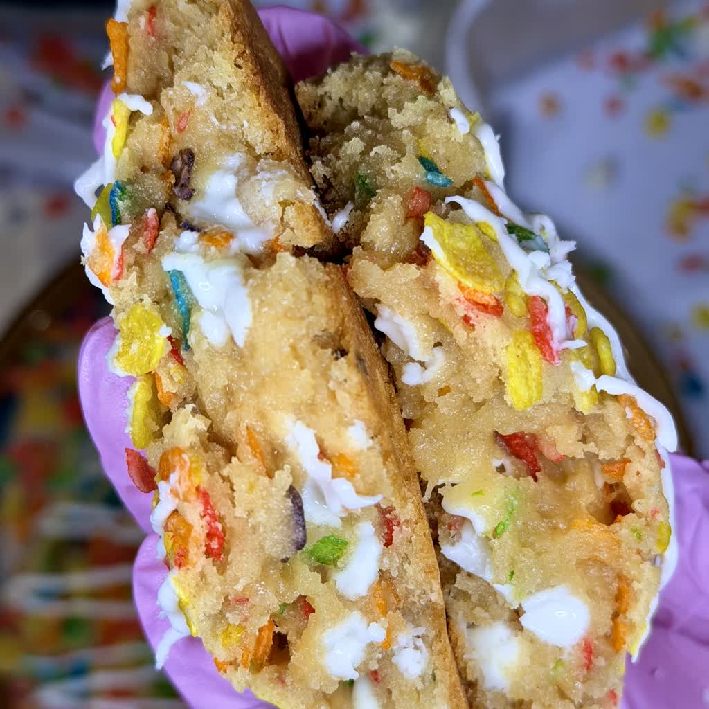 6 oz Fruity Pebbles cookie!